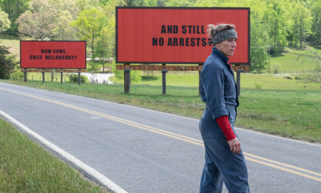 Three Billboards Outside Ebbing, Missouri : Photo Frances McDormand