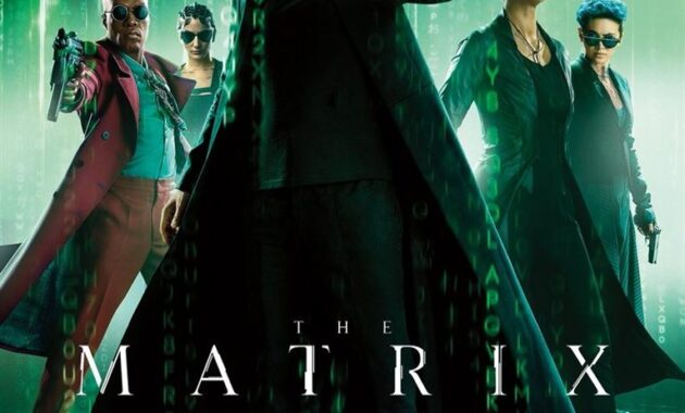 Matrix 4 : Resurrections : Affiche US